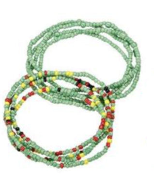 South Africa Elastic waist beads set