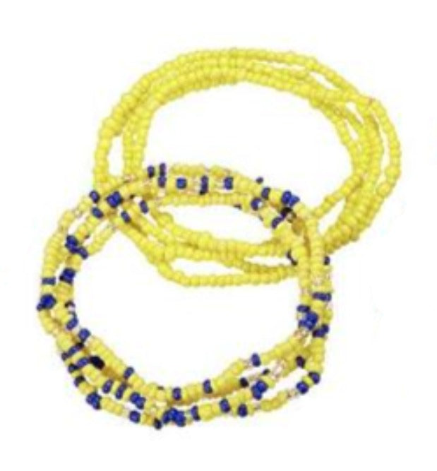 Republic of Congo Elastic waist beads set