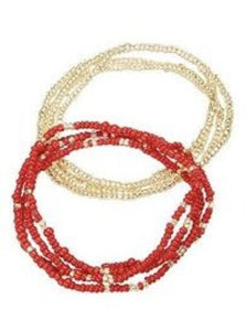 Citris Elastic waist beads set