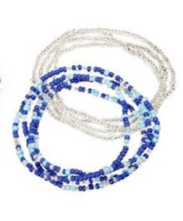 Lesotho Elastic waist beads set
