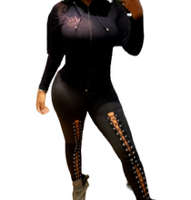 Load image into Gallery viewer, Lace-Me Up High Waist Leggings