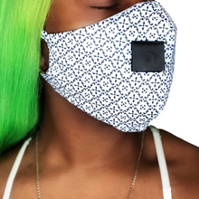 Cargar imagen en el visor de la galería, Simple Sassy Reusable Face Mask with Straw Hole