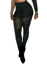 Load image into Gallery viewer, Black Patchwork High Waist Leggings