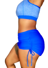 Load image into Gallery viewer, Blue Adjustable Ties &quot;Chicago Hiproll&quot; Shorts