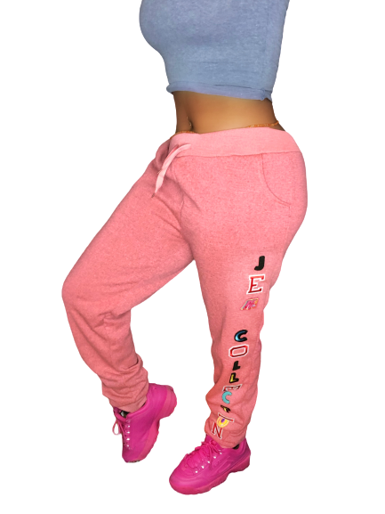 Salmon Jem Collection Regular Fit Joggers Jiff Collection