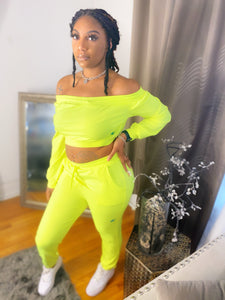 Neon Two Piece Set