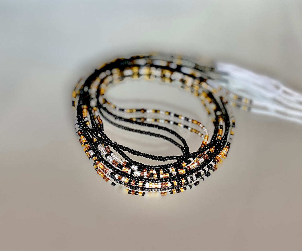 Black Love Custom waist beads set